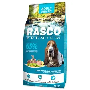 Rasco Premium Hrana pentru miel adulti cu orez 15 kg Reducere