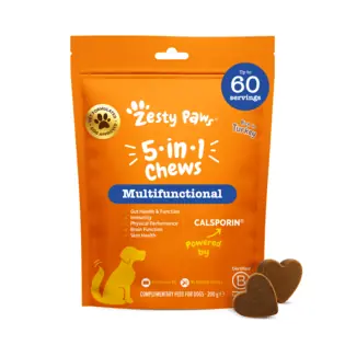 Zesty Paws 5-in-1 Chews (60 buc), supliment alimentar funcțional pentru câini 5în1 Livrare rapidă