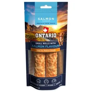 Nu rata Deliciu Ontario Protein aromă somon, rulou de mestecat mic 2buc 12,7cm
