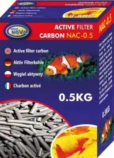 Plată securizată Aqua Nova cărbune activ 500g cu sac.