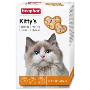 Delicatese Beaphar Kitty‘s Mix 180 tbl. Reducere extra