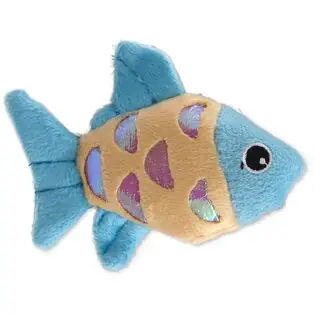 Jucărie Magic Pisică pește de pluș cu amestec de catnip 10cm Preț promoțional