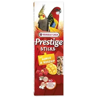 Reducere de preț Batoane Versele-Laga Prestige papagal mare cu mango și măceșe 140g 2buc