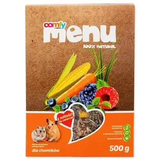 Super ofertă Hrană Comfy menu complete hamsteri 500g