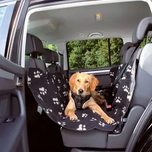 Plată sigură Husă pentru scaune auto, 0,65x1,45 m, negru-bej. (1/12)
