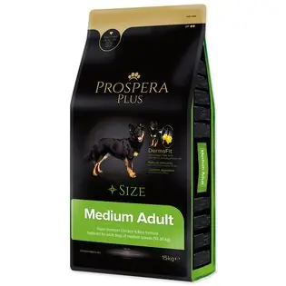 Prospera Plus Medium Adult hrană pentru pui cu orez 15kg Ofertă