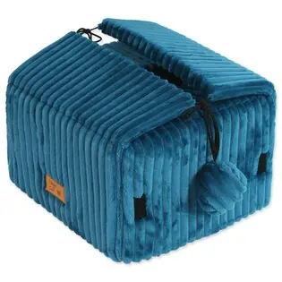 Livrare expres Kukaňa Magic Cat Stripe albastră 40x36cm