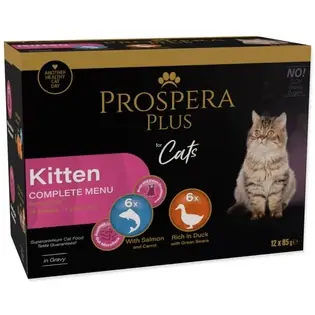 Pachet Prospera Plus Kitten, 12x 85g Premium