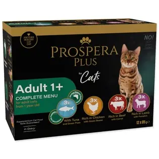 Pachet Prospera Plus Adult 1+, 12x 85g Super ofertă