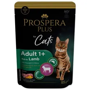 Plicul Prospera Plus Adult 1+, Miel, Dovleci 85g Reducere de preț