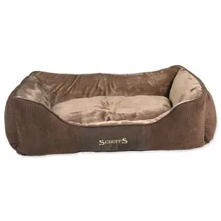 Ofertă Bed Scruffs Chester Box Pat ciocolata XL 90x70cm