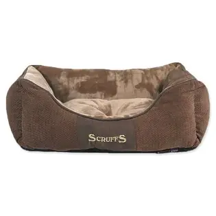 Promoție Bed Scruffs Chester Box Pat ciocolata S 50x40cm