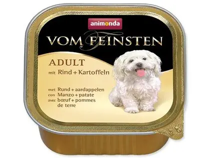 Reducere de preț Paté Animonda Vom Feinstein Carne de vită adult cu cartofi 150g