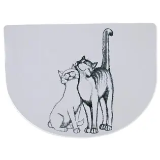 Cumpărături sigure Covoraș Trixie pentru boluri alb 40x30cm