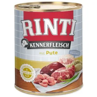 Ofertă Conserve Rinti Kennerfleisch Curcan adult 800g