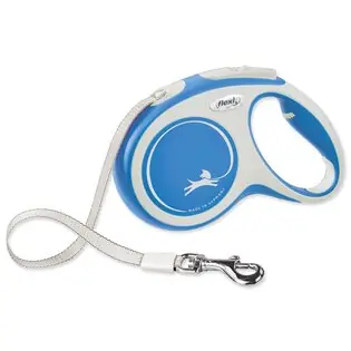 Noutate Leash Flexi New Comfort bandă M albastru 5m