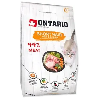 Hrăniți Ontario Cat Shorthair 0,4 kg Preț promoțional