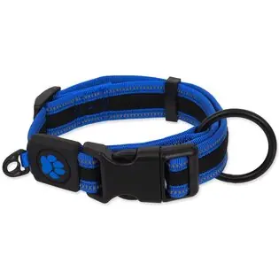 Cumpără online Guler Active Dog Fluffy M albastru 2,5x33-48cm