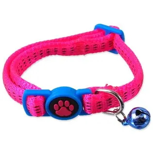 Guler Magic Cat Nylon XS roz 1x19-31cm Livrare expres