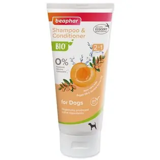 Șampon Beaphar BIO cu balsam 2 în 1 200 ml Reducere de preț