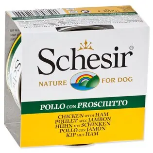 Livrare expres Conserve de pui si sunca SCHESIR in jeleu 150g