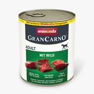 Cutie Animonda Gran Carno Adult cu vanat 400g Ofertă limitată