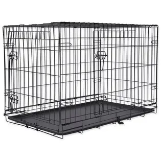 Cage Dog Fantasy pliabil L 2 usi 91x56x63cm Livrare rapidă