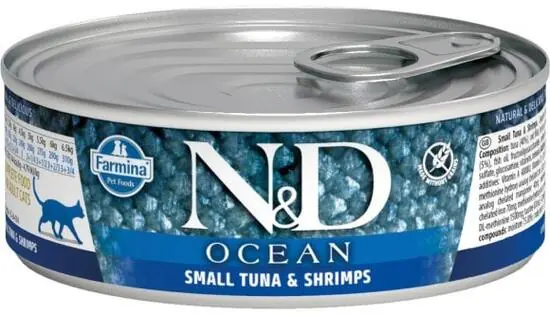 N&D CAT OCEAN TUNA & SHRIMP 70 GR Vezi acum