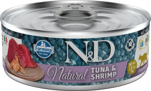 N&D CAT NATURAL TON & CREVEȚI 70 GR Ofertă exclusivă