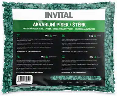 Bestseller Gravel acvariu verde 4-8mm 3kg