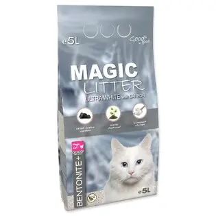 Vezi acum Cutie de gunoi Magic Litter Bentonite Ultra White cu Carbon 5L