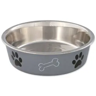 Vas Trixie inox, suprafata plastic 21cm 1400ml Nu rata