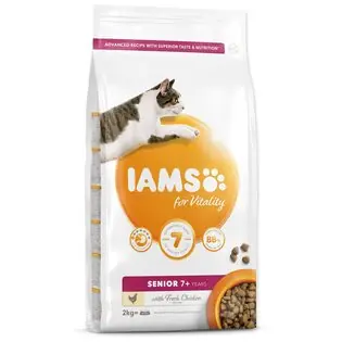 Cumpără online IAMS Cat Senior Pui 2kg