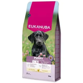 Reducere extra Hrană EUKANUBA Puppy Large bogată în pui proaspăt 15 kg