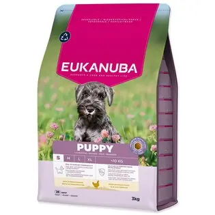 Hrană EUKANUBA Puppy Small bogată în pui proaspăt 3 kg Reducere extra