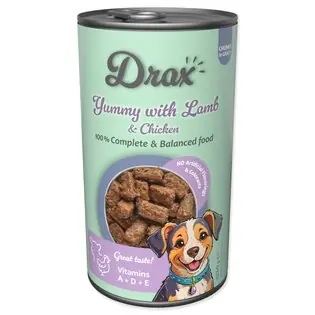 Conservă Drax Adult cu carne de miel și pui 1240g Cumpără acum