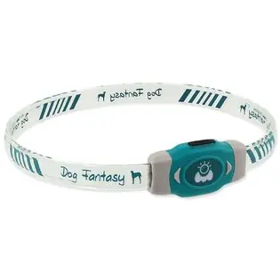 Bestseller Zgarda Dog Fantasy LED Luminos multicolor reîncărcabilă M 50cm