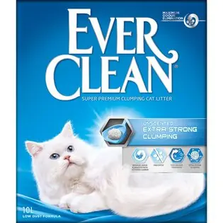 Cel mai bun preț Așternut Ever Clean Unscented, aglomerant 10l