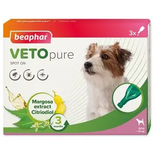 Calitate înaltă Beaphar Vetopure Spot-on pipetă pentru pisici 3 buc S-M