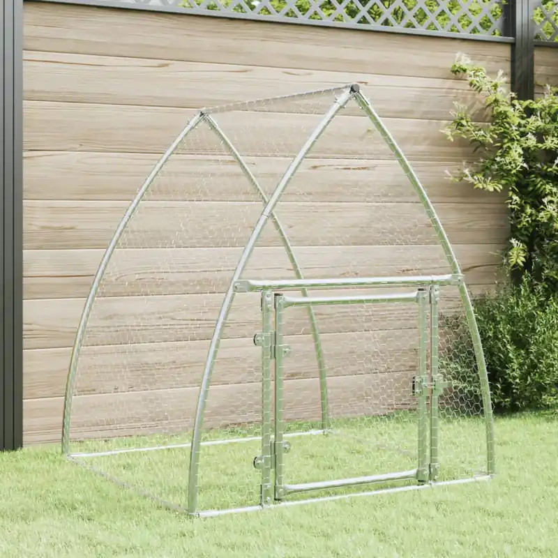 Discount Gossi cotet pentru pasari, gri, 100x105x120 cm, otel galvanizat