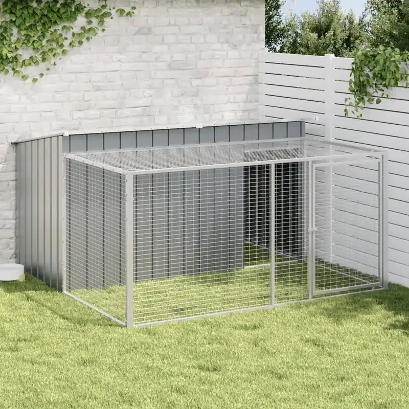 Gossi cusca caine cu tarc antracit 197x194x110 cm otel galvanizat Nu rata