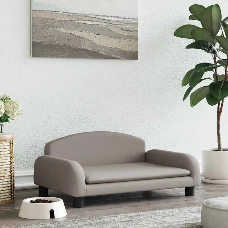 Gossi pat de caini, gri taupe, 70x45x30 cm, textil Retur gratuit