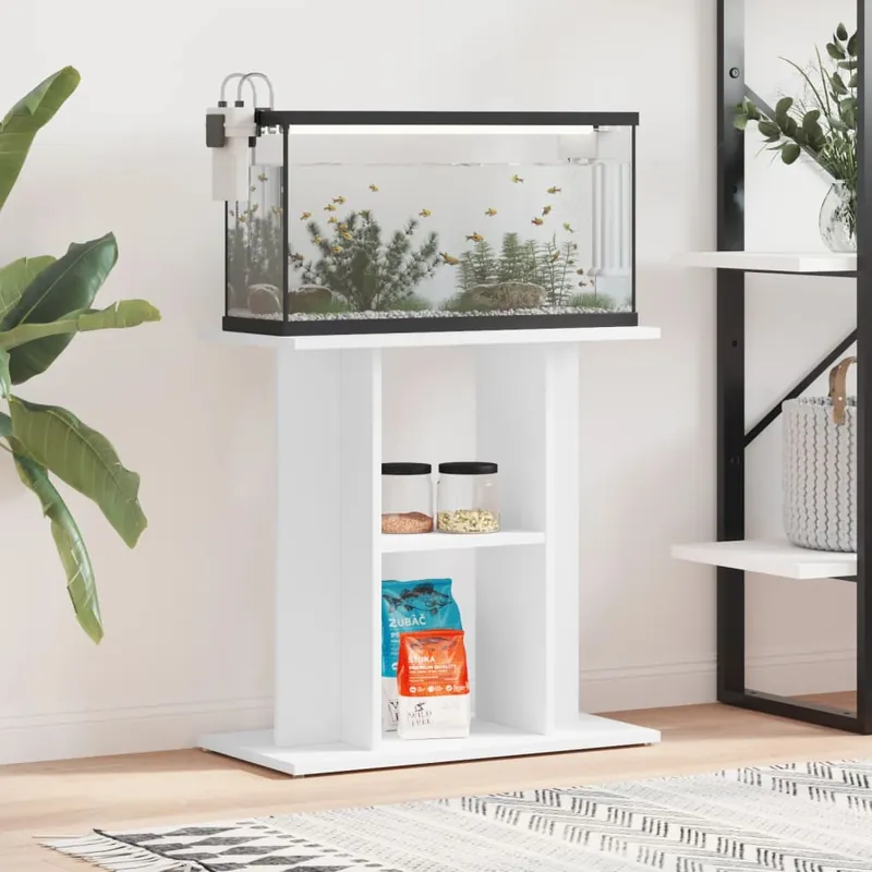 Gossi suport pentru acvariu, alb, 60x30x60 cm, lemn prelucrat Vezi acum