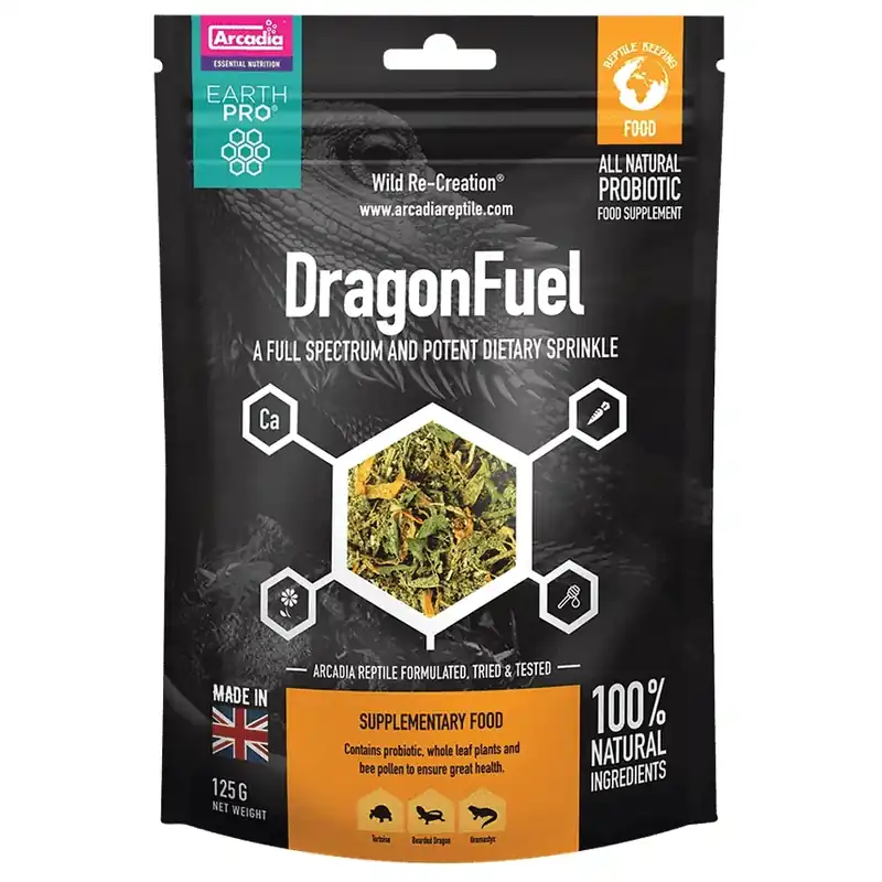 Livrare rapidă Hrană pentru Reptile Arcadia EarthPro DragonFuel, pungă resigilabilă, 125g