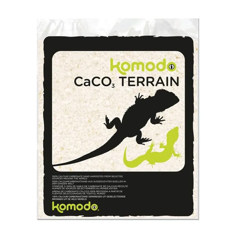 Plată sigură Nisip alb pentru terariu din carbonat de calciu, Komodo CaCo3 Sand, White, 4 kg