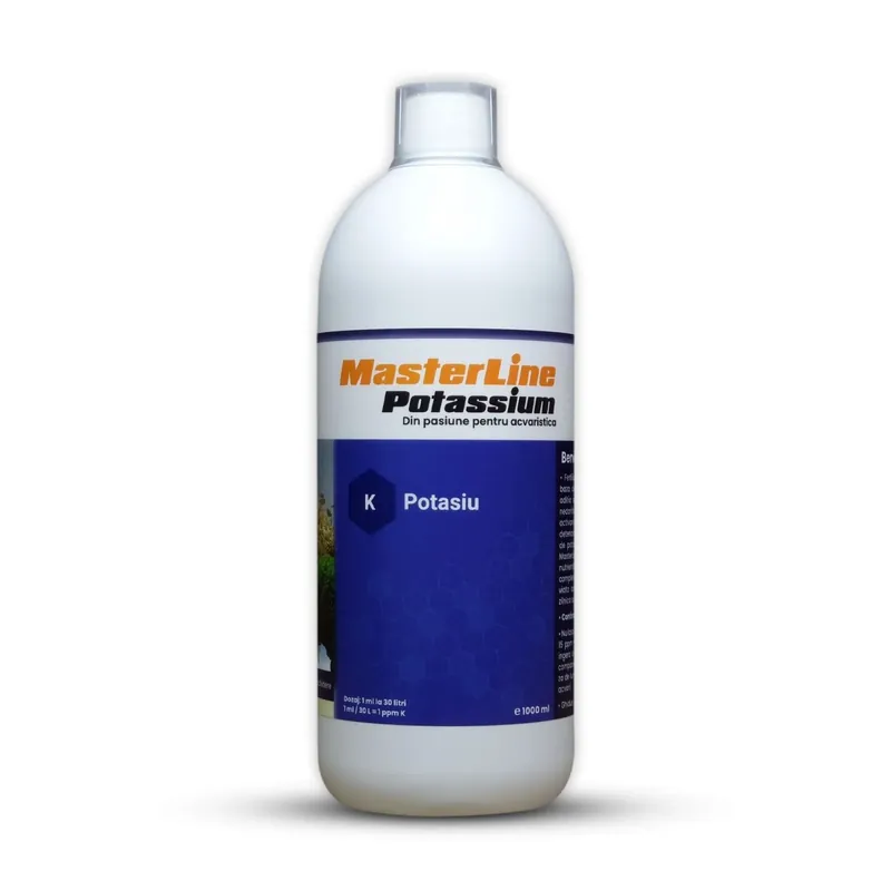 Fertilizant pentru plante acvatice, MasterLine Potassium 1000 ml Ultima șansă