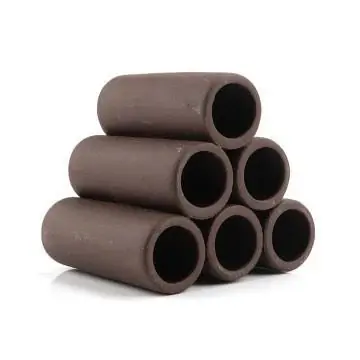 Cel mai bun preț Decor ceramica tip piramida, Red Crane, 8,5/7/7,5 cm