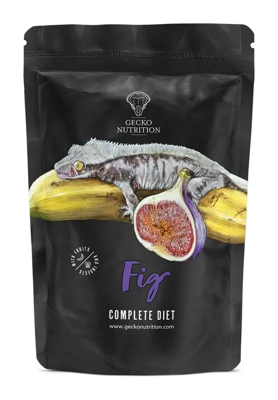 Disponibil imediat Hrana sub forma de pudra pentru gecko, Gecko Nutrition, aroma smochine, plic resigilabil, 50 g
