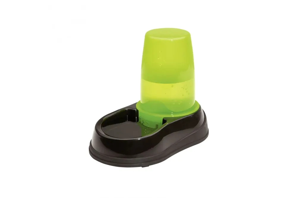 Hranitor gravitational pentru caini si pisici, Feedo 150 black/green, 21 x 35 x 28 cm, 1.5 kg Bestseller