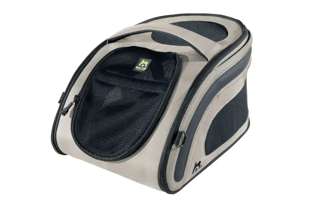 Comandă acum Cusca auto gri deschis pliabila de transport caini si pisici, Snuggle Kennel, 48 tan, 48 x 28 x 25 cm